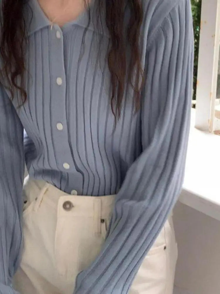 V Neck Autumn Winter Sweater Pullovers Women 2025 Button Pullover Women Soft Sweater Jumper Fashion Tops