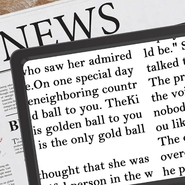 5X Magnifying Floor Lamp – Full-Page LED Light for Reading, Hobbies & Crafts