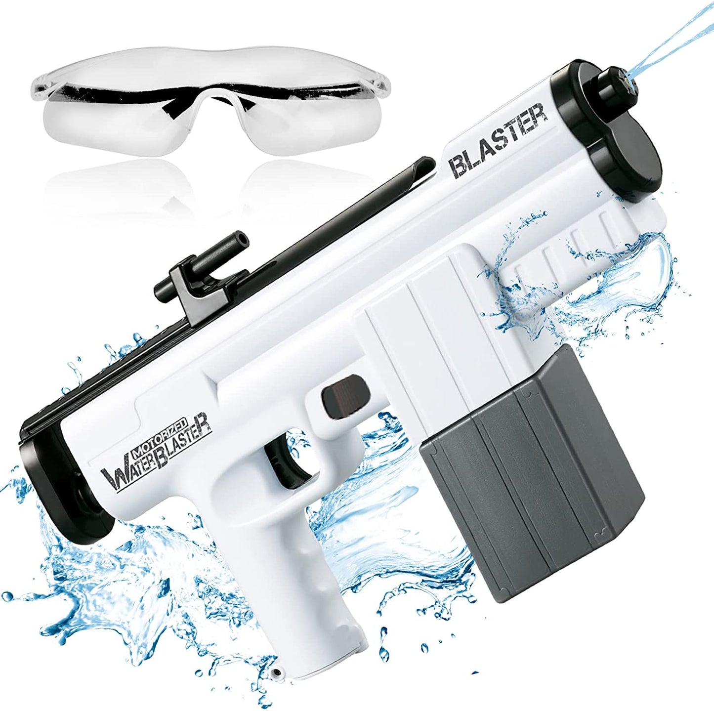 Electric Water Squirt Gun for Kids – Long Range, Battery Powered Outdoor Water Blaster