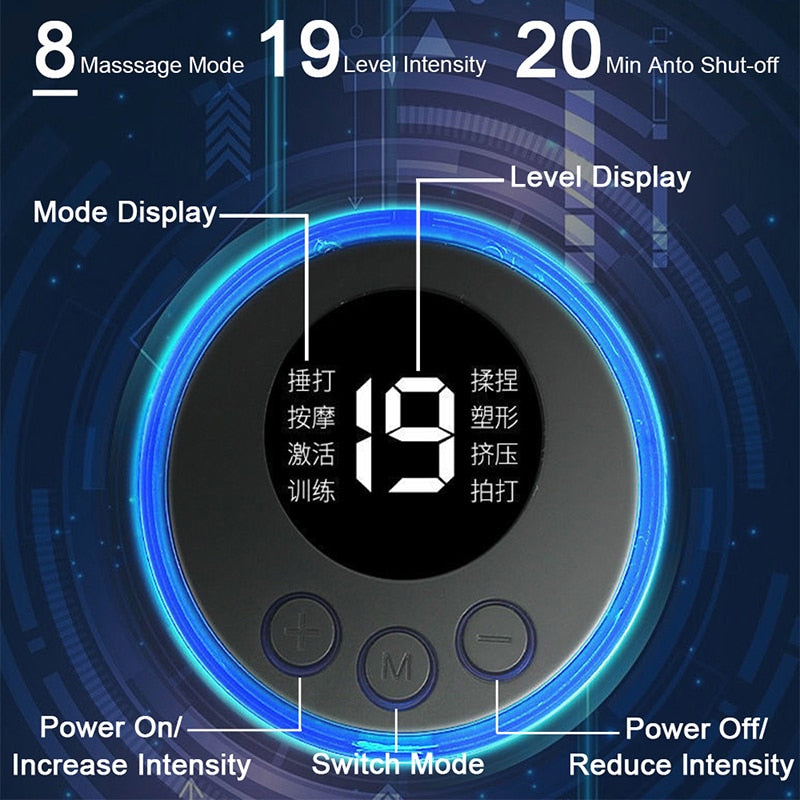 Foldable Electric Foot Massager - EMS Foot Massager