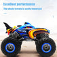 RC 4x4 Off-Road Monster Truck – Remote Control Rock Crawler Drift Car (Shark Digger Design)