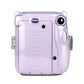 For Fujifilm Instax Mini 11 Instant Camera Transparent Instax Mini Carry Case Bag Crystal Hard Cover with Shoulder Strap