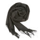 2025 Solid Color Imitation Cashmere Scarf for Autumn Winter Thick Long Fringe Shawl Unisex Versatile Wrap Casual Formal Wear