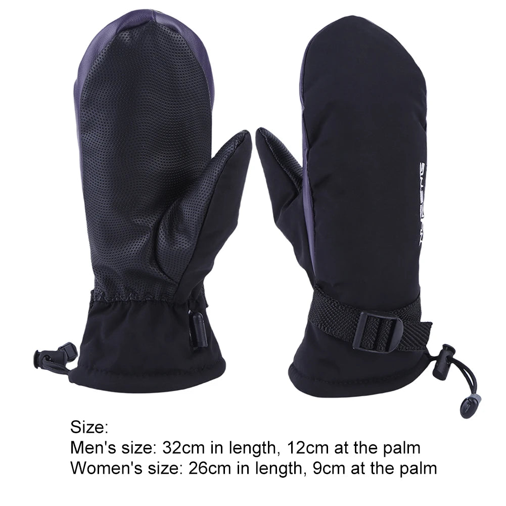 Electric Heating Gloves Cold-Proof Electric Heated Gloves Waterproof 3 Gear Temperature for Outdoor Camping Hiking