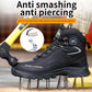 Safety Shoes for Men Steel Toe Work Shoes Anti-smash Anti-puncture Indestructible Shoes Protective Security Footwear Boots