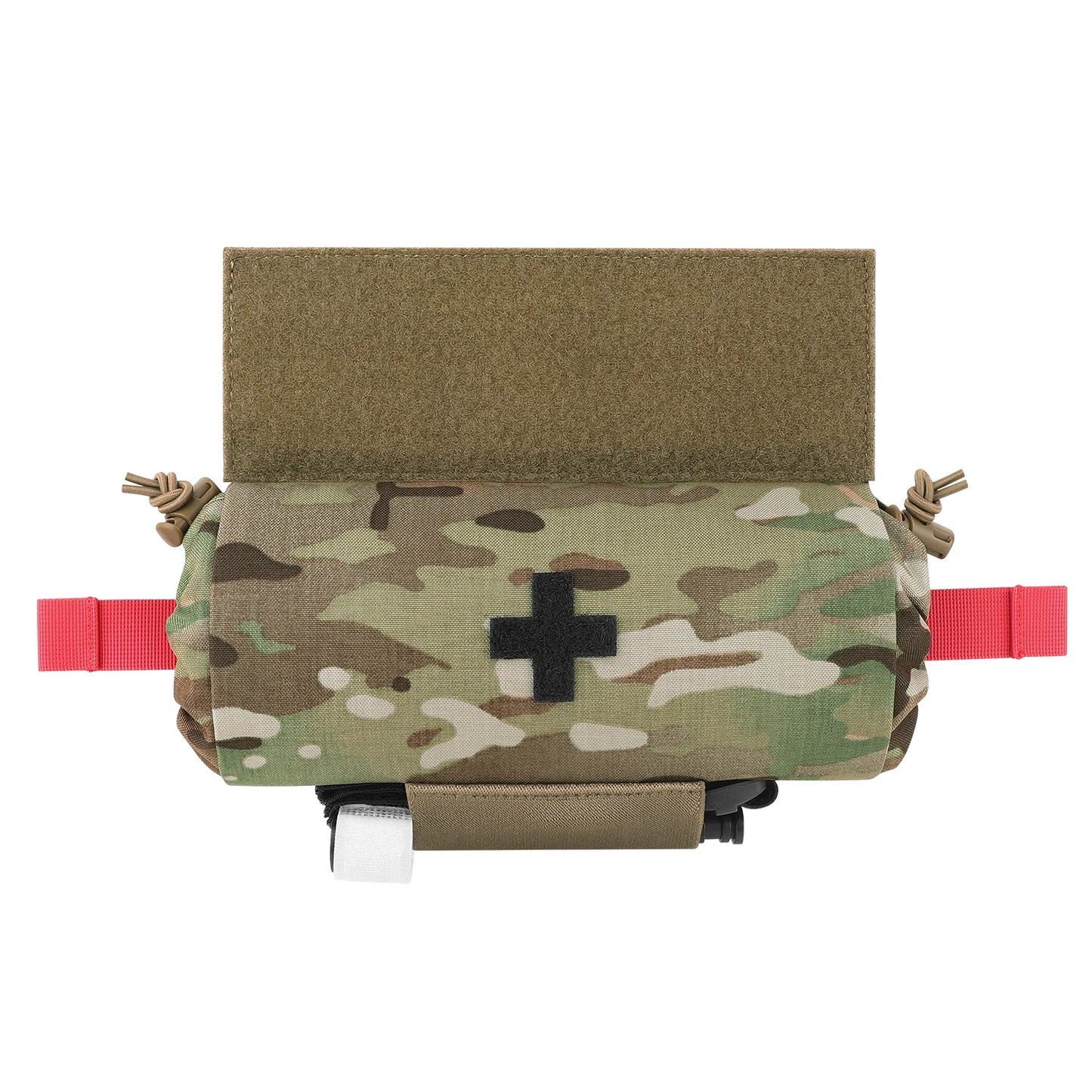 KRYDEX Tactical Roll Up Medic Pouch First Aid Trauma EMT IFAK Organizer Pouch Drop Dump Pouch for Vest Chest Rig Outdoor Gear