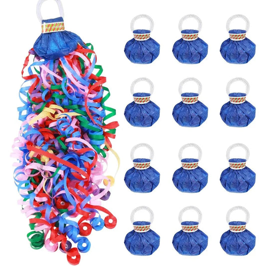 12pack No Mess Confetti PoppersGraduation Streamer Poppers Hand Throw Party Poppers Magic Paper Crar for E Celebration Birthday