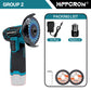 Hippcron Angle Grinder 12v For Cutting Diamond Cordless Power Tools Rechargeable Grinding Tool Polishing Grinding Machine