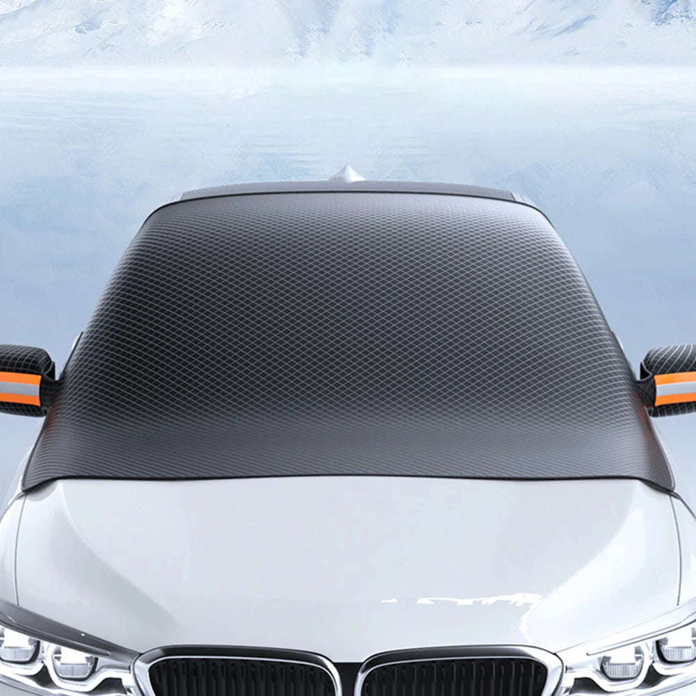 Magnetic Windshield Snow Sun Shade Snowproof Car Windshield Sun Shade Anti Frog Waterproof Protector Cover Exterior Accessories