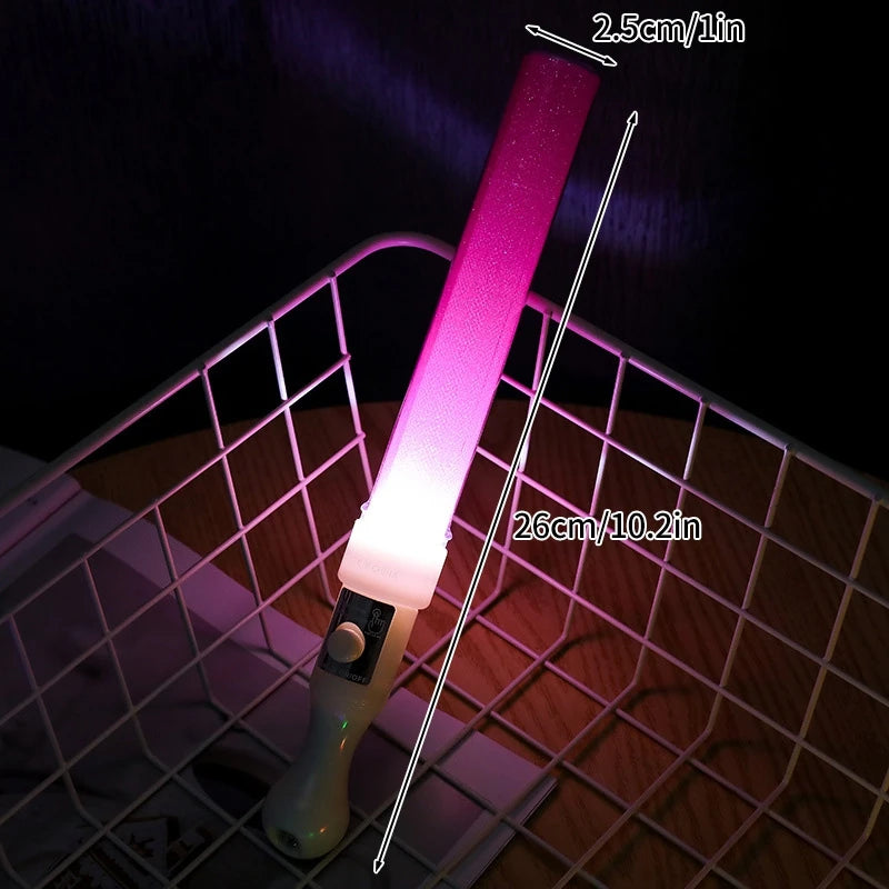 Luminous Lightstick Kpop Concert Support Stickers Glow Sticks Crazy Wedding Party Time Luminous Stick Party Accessorie