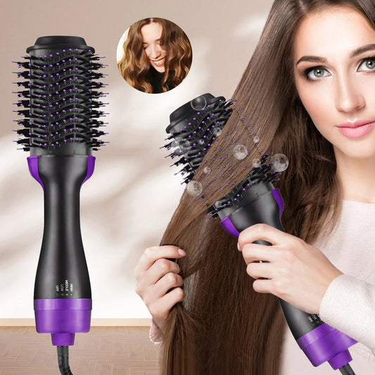 BLUTOOL 4-in-1 hot air styling brush, 3 speeds for fast drying, suitable for all hair types, a great holiday gift for women.