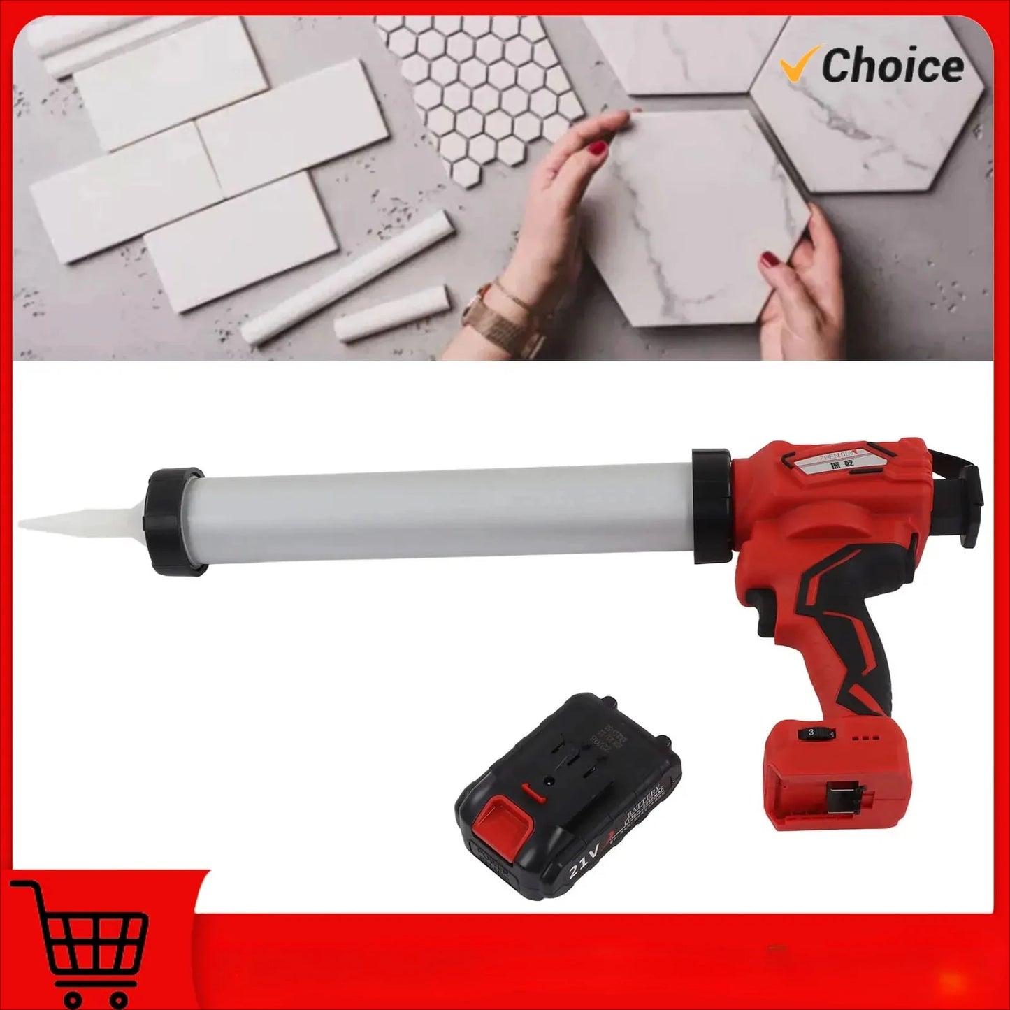 Cordless Electric Caulking Gu Automatic Electric Caulking Gun  Caulking Gun Kit Electric Automatic Tool Cordless Battery Powered