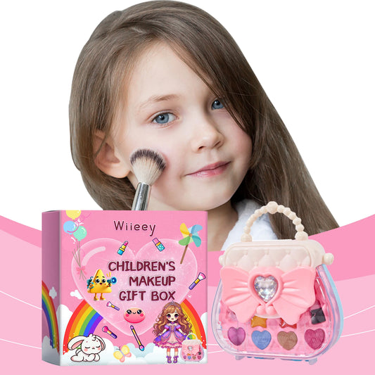 Children's Makeup Gift Box Safe and Non-toxic Princess Makeup Girl Toy Set Girl Makeup Lipstick Eyeshadow Makeup Set Gift Box