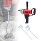 Drill Mixer Set with Spade Handle Electric Corded Mixing Drill Machine 2400W Motor Concrete Mud Mixer