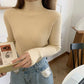 2025 Knit Jumpers Top Chic Autumn Winter Sweater Pullovers Women Long Sleeve Casual Turtleneck Warm Basic Sweater