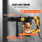 SucceBuy 1600W Rotary Hammer Drill Max Drilling 42mm 3 Modes Max Corded Demolition Chipping Metal Concrete Breaker Jackhammer