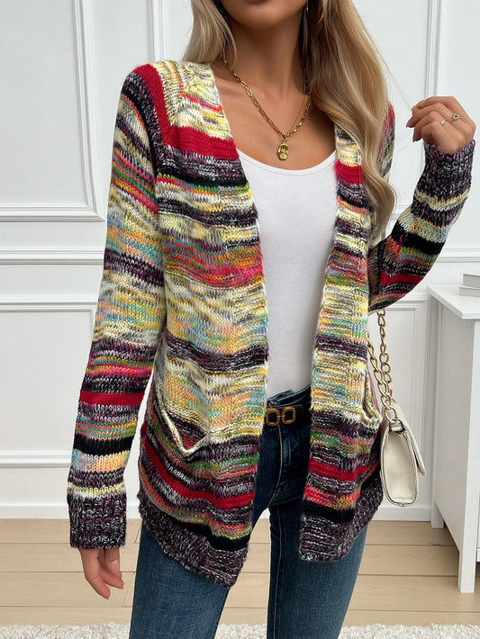 Sweater Knitted Cardigan Thin Loose Jacket For Women 2024 Korean Casual Y2k Crop Clothes Elegant Female Clothing Fashion Top