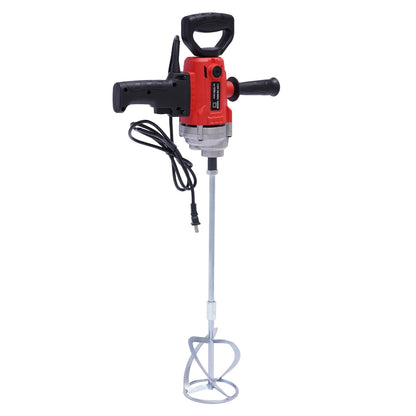 Drill Mixer Set with Spade Handle Electric Corded Mixing Drill Machine 2400W Motor Concrete Mud Mixer