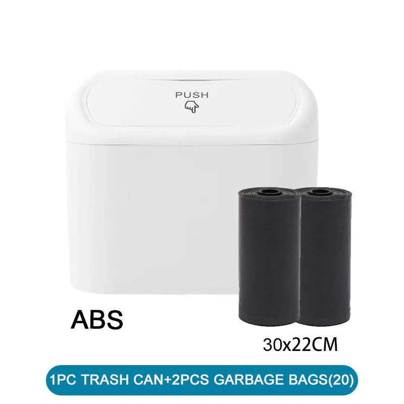 Car Trash Can (with Lid) Contains 60 (300) Garbage Bags, Small Car Trash Can, Leak-proof Mini Car Accessories 2026