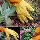1 Pair Long Thorn Proof Rose Pruning Gloves with Forearm Protection Leather Gardening Gloves Working Mitten Best Garden Gift