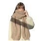 Warm In And Winter Thickened Lamb Hair Scarf Women'S Cute Wearing Guide Plush Warm Japanese New Winter Women Scarf New Hot