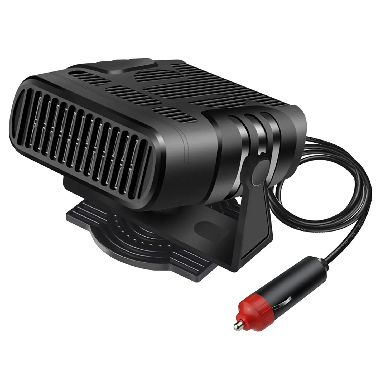 12V/24V Car Windshield Defogger Defroster 2 in 1 Defogging Defrosting Heating Fan 360 Degree Rotating Anti-Fog Automobile Heater
