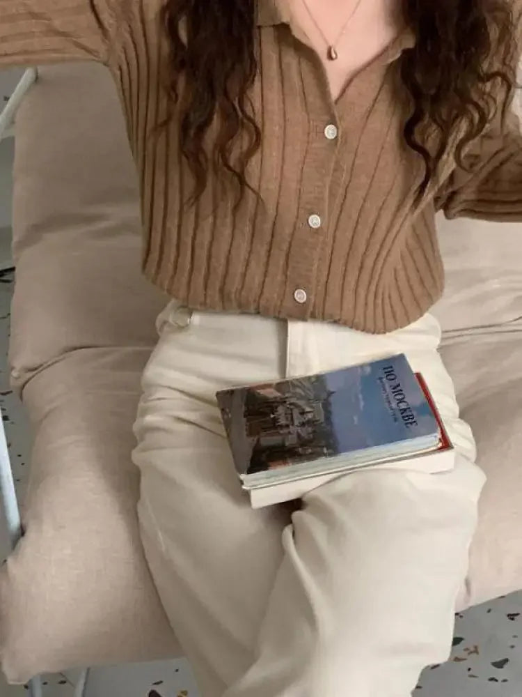 V Neck Autumn Winter Sweater Pullovers Women 2025 Button Pullover Women Soft Sweater Jumper Fashion Tops