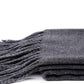 2025 Solid Color Imitation Cashmere Scarf for Autumn Winter Thick Long Fringe Shawl Unisex Versatile Wrap Casual Formal Wear