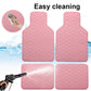 4Pcs Car Floor Mats PU Leather Car Carpet Mats Waterproof Universal Auto Carpet Car Interior Accessories