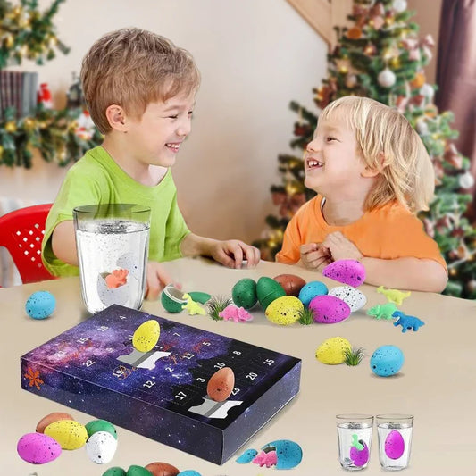24 Days Christmas Countdown Calendar Dinosaur Eggs Surprise Toys Xmas Countdown Calendar Xmas Gifts for Boys Girls Toddlers