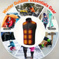 28/9 Areas Heated Vest Men Jacket Heated Winter Womens Electric Usb Heater Camping Jacket Man Thermal Vest Body Warmer Coat 6XL
