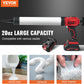 Cordless Caulking Gun 20oz/600ml, 20V Electric Sausage Caulking Gun with 4 Adjustable Speeds, Anti-Drip Battery Powered Caulk