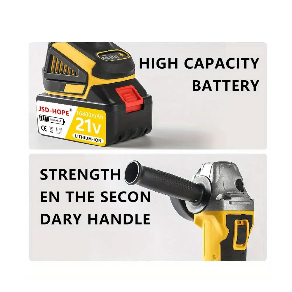 Angle grinder Rechargeable multi-function hand grinding lithium battery high-power brushless grinding electric polishing machine