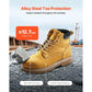 Waterproof Steel Toe Work Boots for men US Size 10 Slip Resistant Safety Footwear