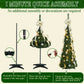 6FT/6.23FT -Christmas Decoration,Pre-Lit Artificial Christmas Tree, Suitable For Indoor,Home, Holiday,  Kitchen,DIY,  Party Use.