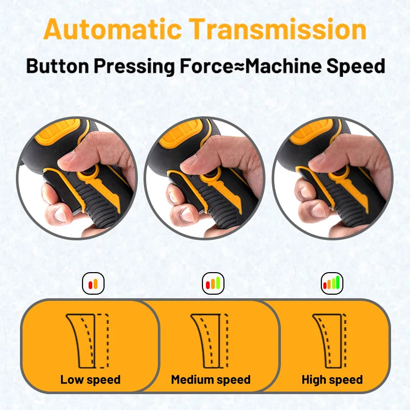 BABEQ 125MM Brushless Angle Grinder Cordless Grinder 3-Speed Metal Wood Cutting Polishing Power Tool for Makita 18V Battery Pin