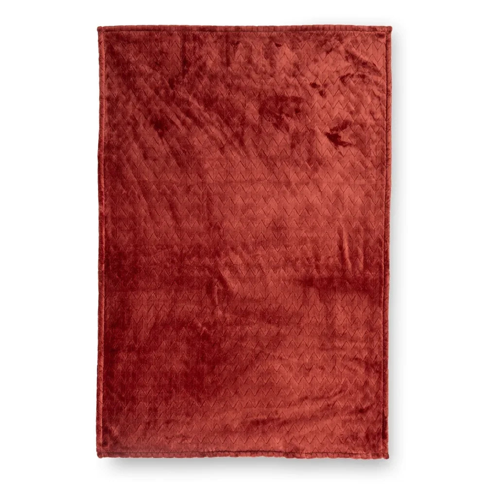 Oversized Textured Velvet Plush Throw Ultra Soft Warm Fleece Blanket Insulating Adult Home Décor Machine Washable Heavyweight