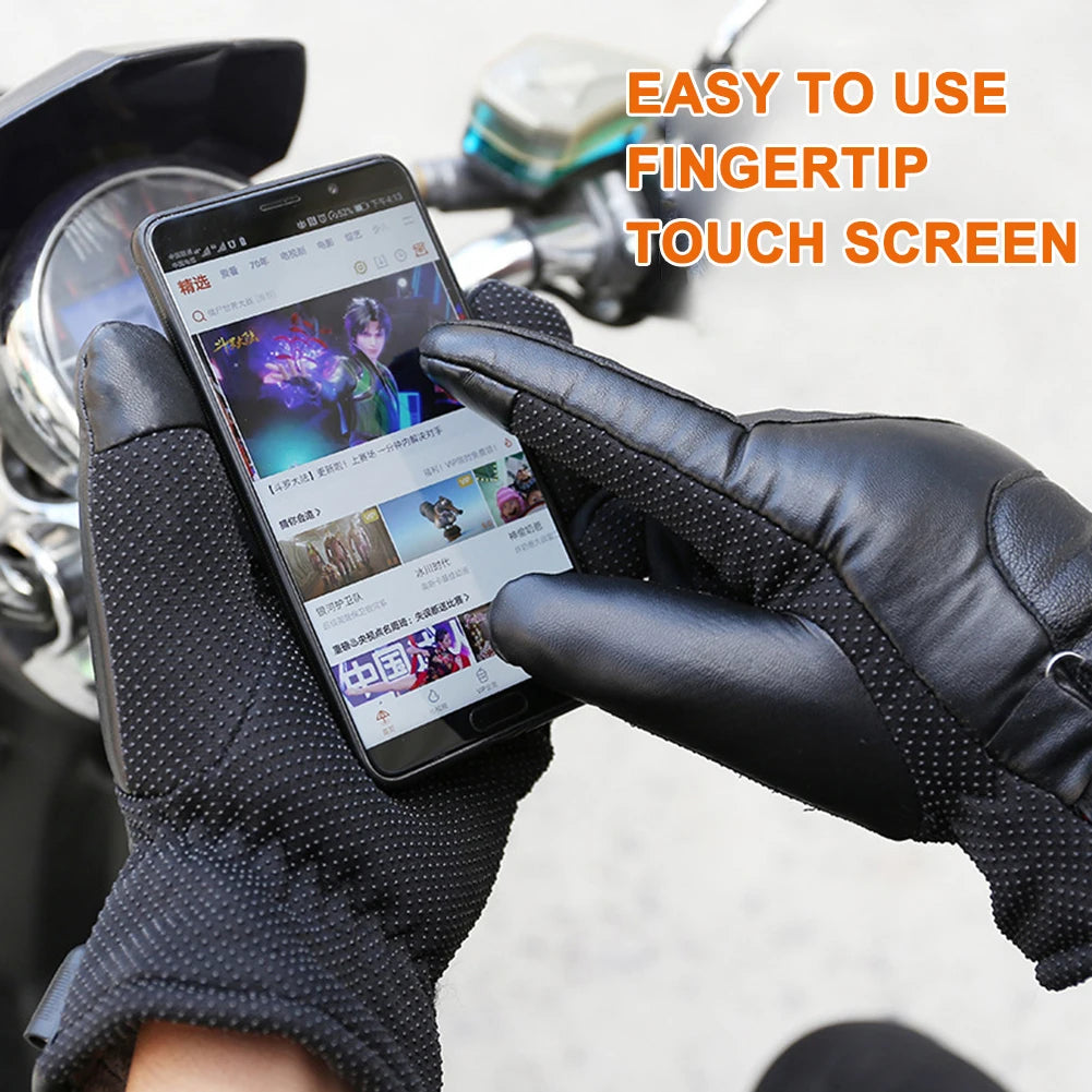 Motorcycle 5V USB Electric Glove Winter Warmth Cold Resistance Touch Screen Outdoor Cycling Sport Gloves Moto Heating Gloves