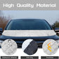 Car Windshield Cover For Ice And Snow Winter Frost Protector Silver Windshield Sun Snow Cover Winter Frost Protector For Cars