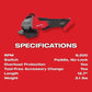 18V Cordless 115mm Angle Grinder - High Performance Power Tool for Precision Cutting and Grinding