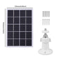 6-3W Solar Panel for Ring Doorbell IP65 Waterproof Solar Charger 360° Adjustable Wall Mount for Ring Video Doorbell 4 3 3 Plus 2