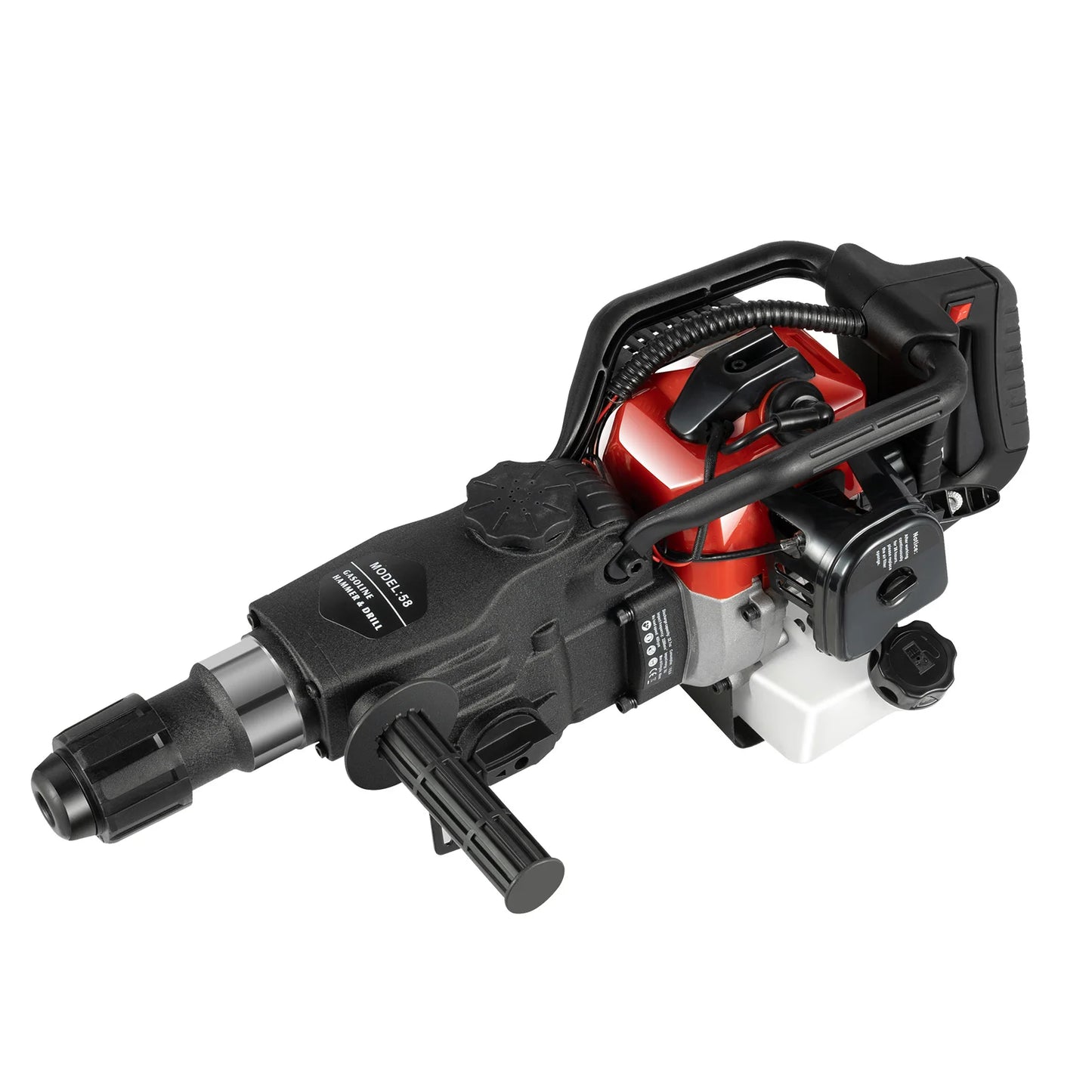 3-in-1 Multi-purpose Gasoline Hammer, Handheld Gasoline Impact Drill, Crushing and Demolition Pick, Concrete Destruction Tool