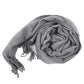 2025 Solid Color Imitation Cashmere Scarf for Autumn Winter Thick Long Fringe Shawl Unisex Versatile Wrap Casual Formal Wear