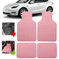 4Pcs Car Floor Mats PU Leather Car Carpet Mats Waterproof Universal Auto Carpet Car Interior Accessories