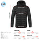 Heating Jackets Smart Thermostat Pure Color Hooded Heated Clothing Women Sportswear Heated Coat USB Heating Jacket For Camping