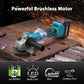21V Cordless Brushless Angle Grinder, 9000 RPM with 4.0Ah Battery & 4-1/2'' Discs for Metal Cutting, Grinding, Sanding