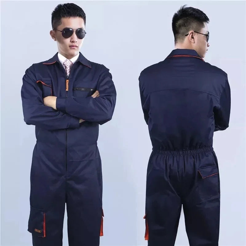 2023Work Overall Uniform Men Women Working Coveralls Welding Suit Car Repair Workshop Mechanic Plus Size Clothes