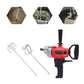 CNCEST 2400W Electric Drill Mixer W/ Dual-Pole Motor & Adjustable Speed Control, Corded Concrete Mixer for Cement,Slurry & Paint