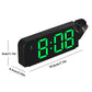 Projection Alarm Clock LED Digital Alarm Clock Large Number Display Bedside Alarm Clock Adjustable Brightness for Home Office