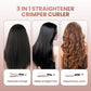 MAXGROOM 3In 1 Professional Hair Straightener Curlering PTC Ceramic Fast Heating Curler Adjustable Temperature Hair Straightener